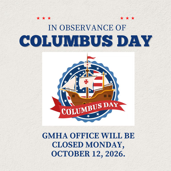 Office Closed Monday October 12, 2026 for Columbus Day